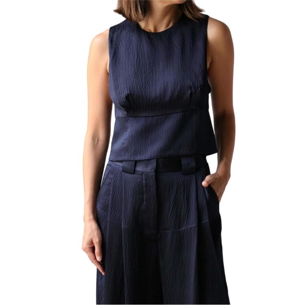 Rachel Comey Navy Silk top